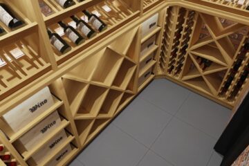 Projekt dębowej piwniczki na wino 06