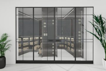 aranżacja pomieszczenia na wino