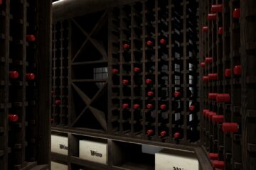 aranżacja pomieszczenia na wino producent