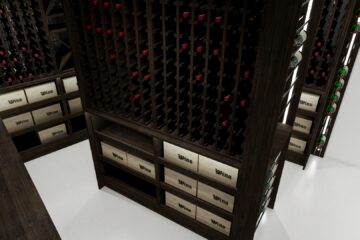 aranżacja pomieszczenia na wino pomorskie