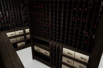 aranżacja pomieszczenia na wino dolnośląskie